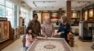 jual karpet terdekat dengan berbagai pilihan karpet berkualitas di showroom Indonesia