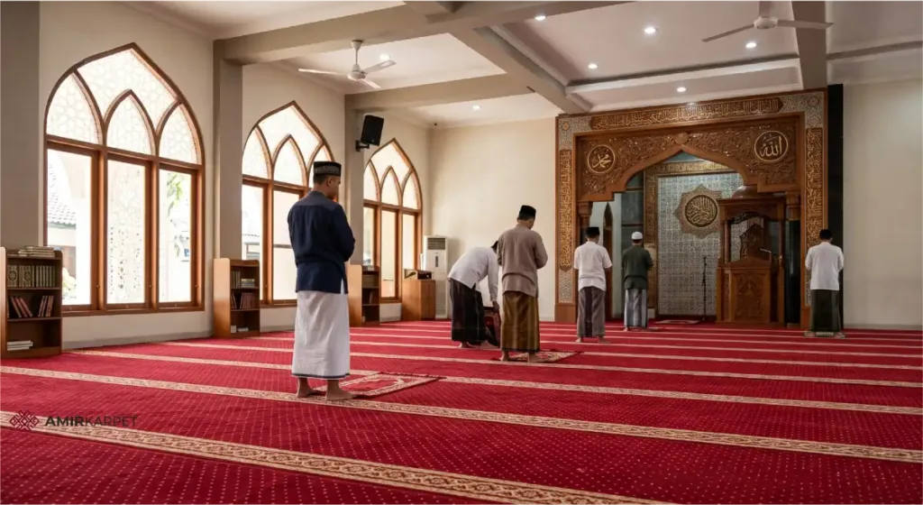 Jual karpet masjid premium berkualitas untuk masjid modern di Indonesia