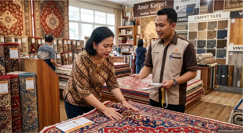 cara memilih toko jual karpet terdekat yang terpercaya
