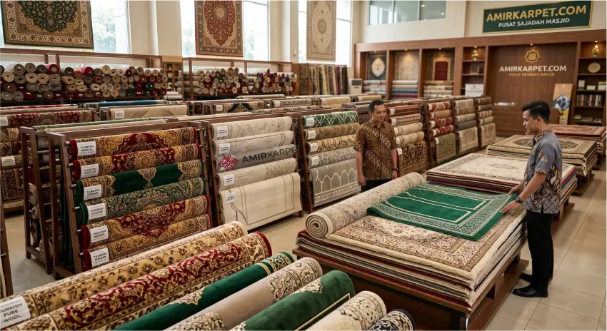 Berbagai jenis karpet masjid premium dan karpet sajadah Indonesia