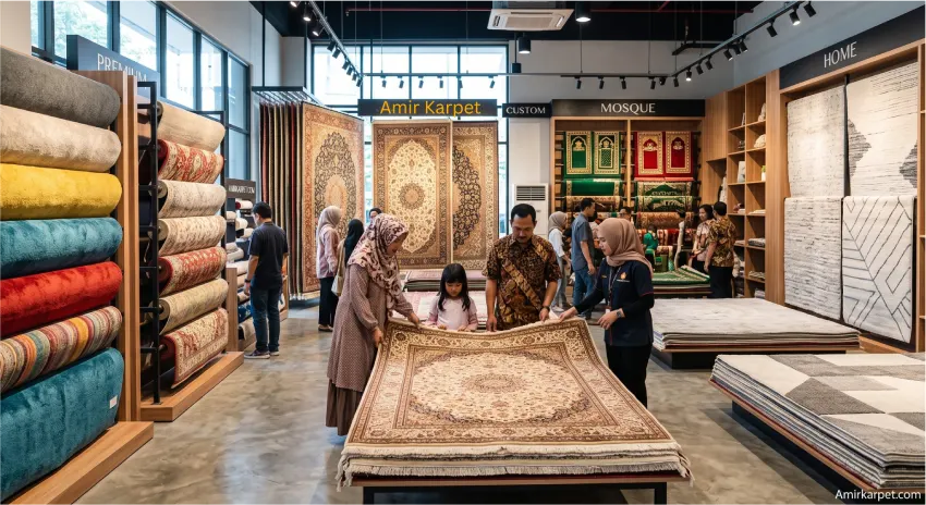 Tren jual karpet premium dan karpet custom di Indonesia