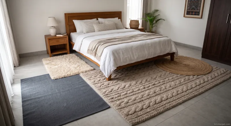 10 pilihan karpet kamar aesthetic dan nyaman untuk berbagai gaya kamar tidur
