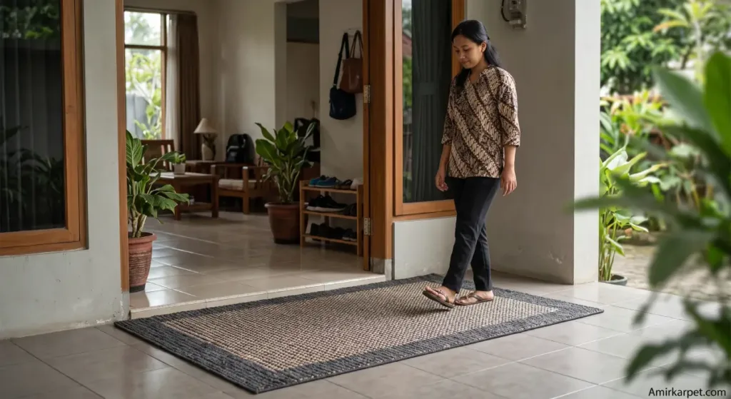 Keset karpet untuk rumah dan usaha di Indonesia