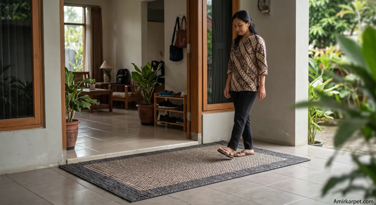 Keset karpet untuk rumah dan usaha di Indonesia