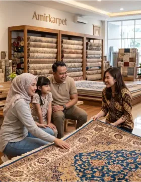 Jual karpet berkualitas di showroom karpet Indonesia dengan berbagai pilihan karpet premium