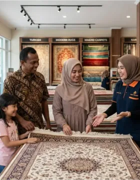 jual karpet terdekat dengan berbagai pilihan karpet berkualitas di showroom Indonesia