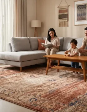 Karpet INFORMA untuk ruang tamu modern Indonesia