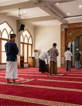 Jual karpet masjid premium berkualitas untuk masjid modern di Indonesia